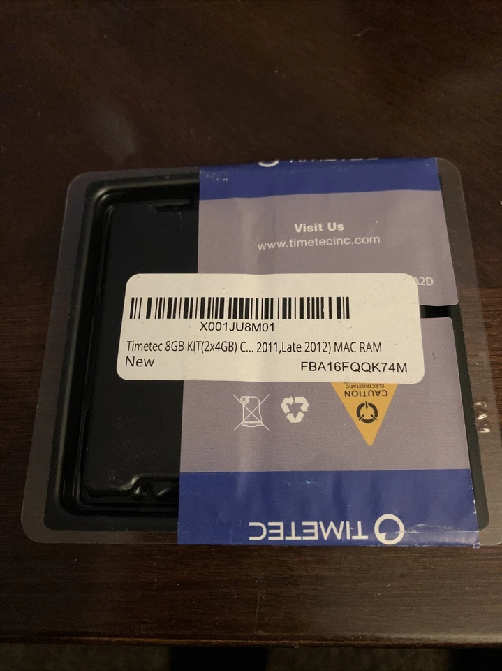 Timetec (2x4GB) 8GB DDR3L 1600MHz 2Rx8 CL11 RAM Kit (2x4GB) FOR MAC - Image 2 of 3