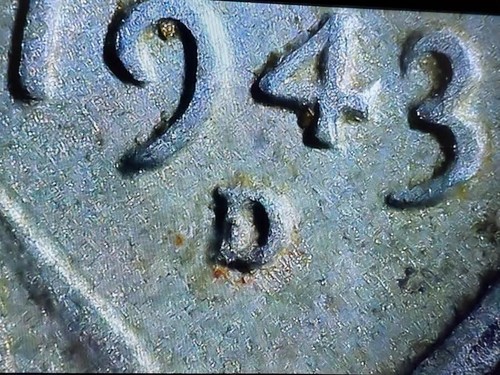 1943 D rpm U.S. Coin steel cent - Picture 5 of 5