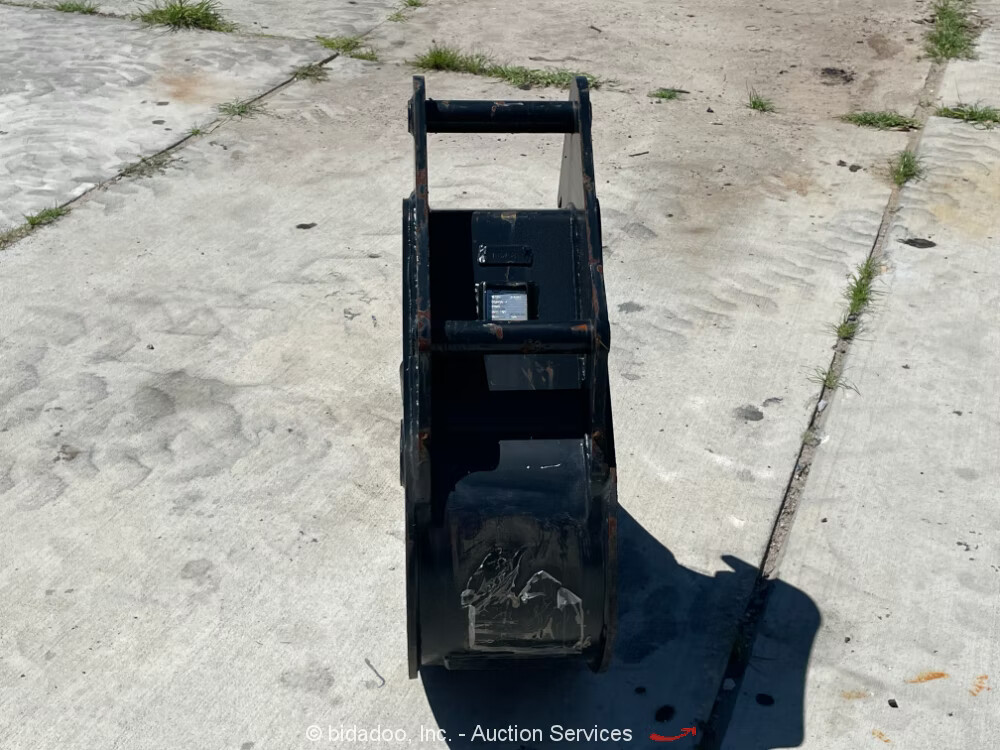 2021 Geith H080300 12" Bucket Attachment For Geith 180 Coupler bidadoo