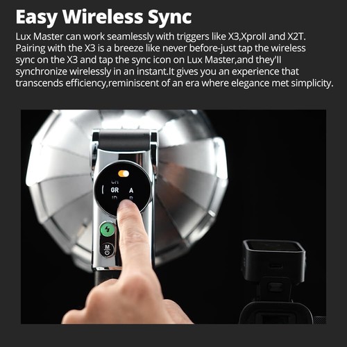 Godox Lux Master Retro Camera Flash TTL HSS Touch Screen Control Wireless Sync - Picture 5 of 13