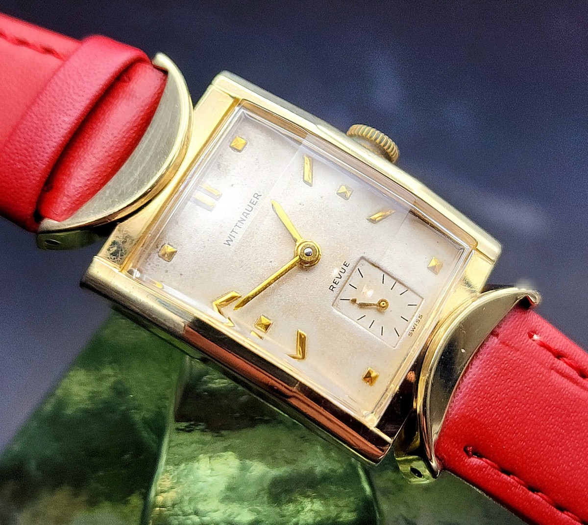 限定値下【1940年代頃】ウィットナー ロンジン スイス製 10金張 手巻腕時計 50s ビンテージ WITTNAUER ウィットナー 10K GOLD FILLED腕時計 手巻き