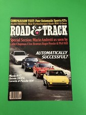 1979 MAZDA RX-7 PORSCHE 924 ORIGINAL VINTAGE PRINT AD PRINTED MAGAZINE COVER
