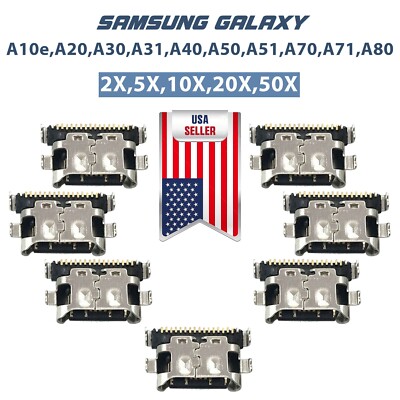 Lot Charging Port Connector Dock For Samsung Galaxy A10e A20 A30 A40 A50 A60 A70