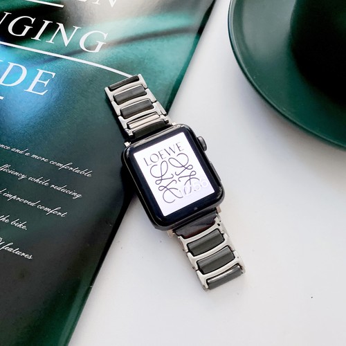 Cinturino in ceramica per Apple Watch per Apple Watch Ultra 49 mm 42/41/45/40/44 mm - Foto 13 di 17