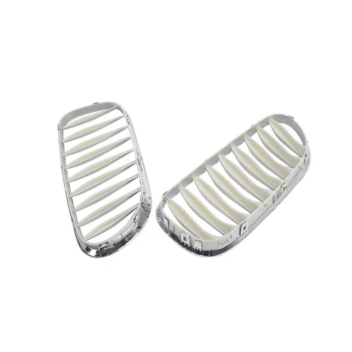 For BMW Z4 E85 E86 2003-2008 2-Door 2Pcs Chrome Front Bumper Kidney Grilles ABS - Picture 7 of 7