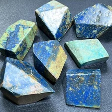Azurite And Chrysocolla Free-form Shapes Carving Wholesale Gemstone Decor Supply