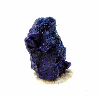 Chessylite ( Azurit ). 14,61 ct. Chessy-les-Mines, Rhône, Frankreich. Selten.