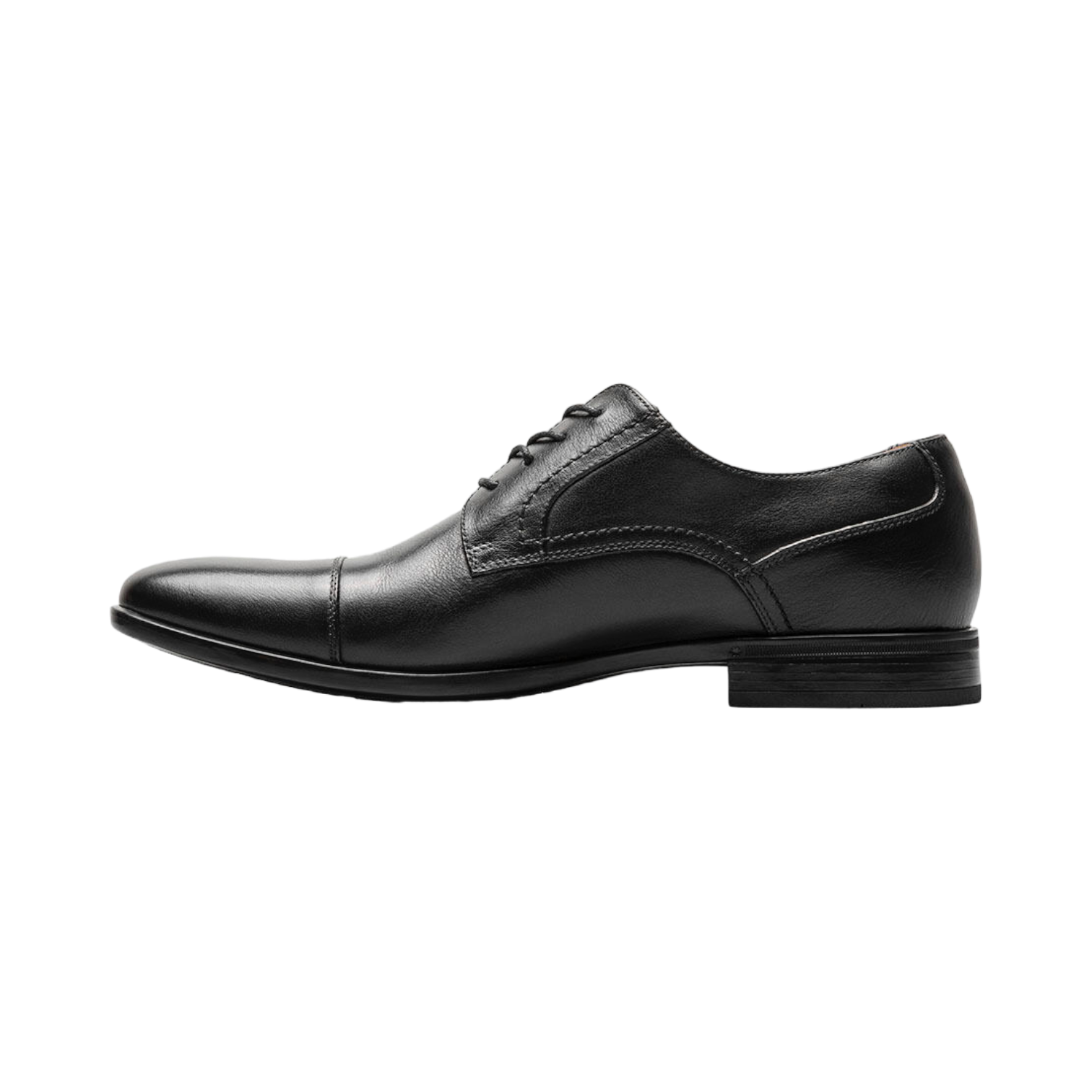SAOLA Oxford uomo Florsheim Zaffiro punta a cappuccio pelle nera taglia 13 M US [15204 001]