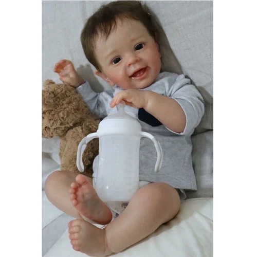 23'' Lifelike Reborn Babypuppe Neugeborenes Mädchen Boy Baby Doll Gifts - Bild 8 von 10