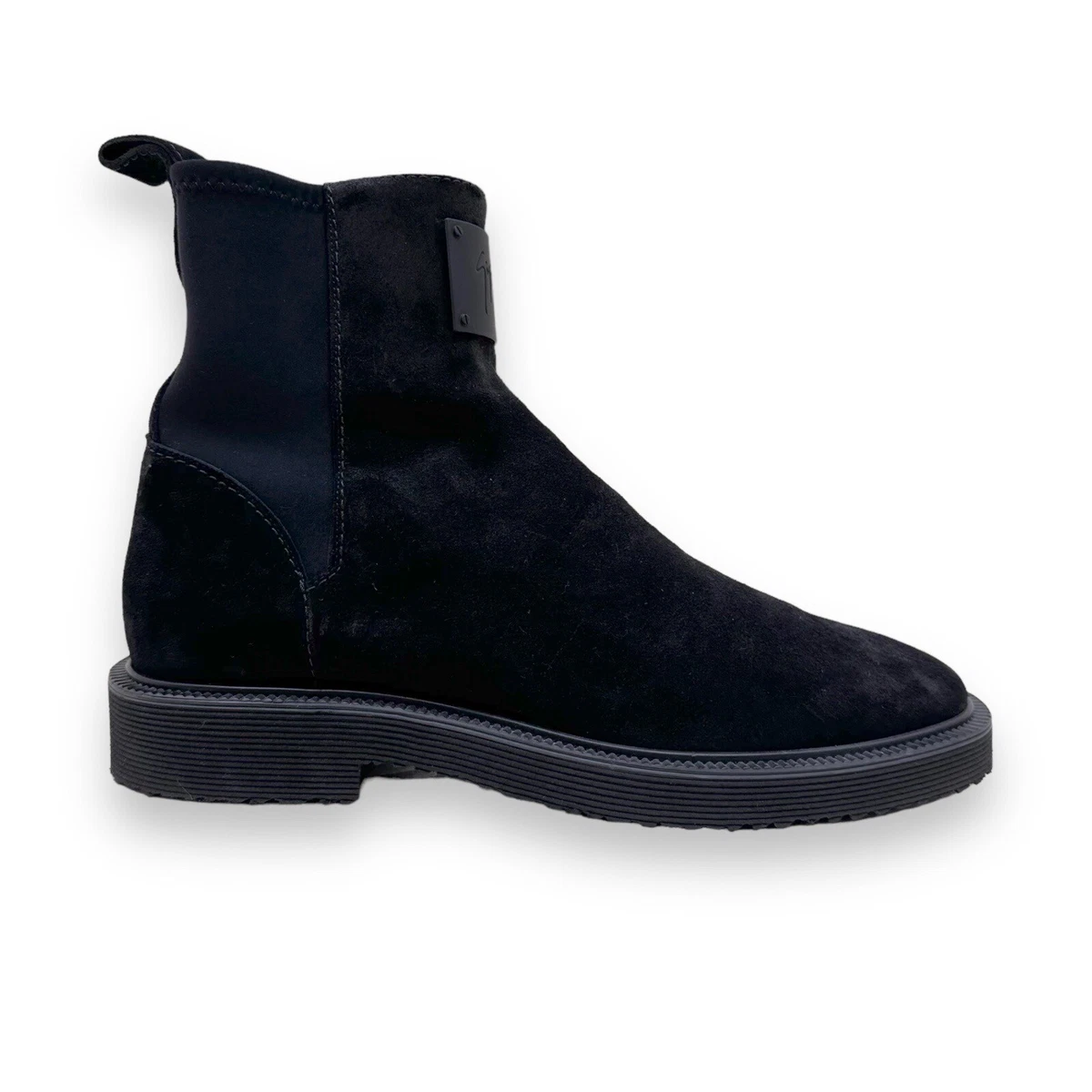 GIUSEPPE ZANOTTI SUEDE CHELSEA BOOTS BLACK UK6 eBay