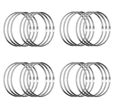 Simetufy Binder Rings 3 Inch24 Pack Metal Paper RingsLarge Key RingsExtra Lar...