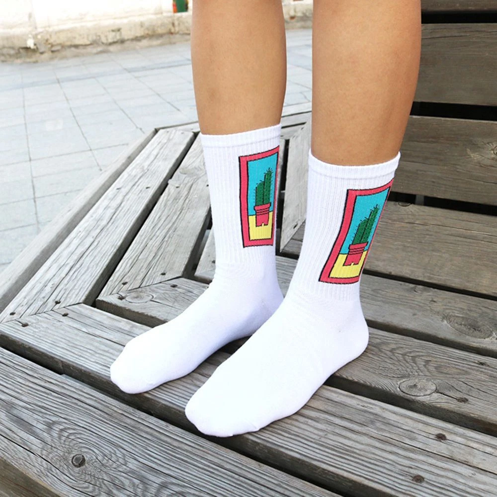 Calf Socks Harajuku Hosiery Women Socks Strawberry Socks Middle Tube Socks