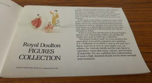 Royal Doulton Figures Collection Books x 2 - No. 17 (1981) & 21 (1989) Booklet - Picture 5 of 9