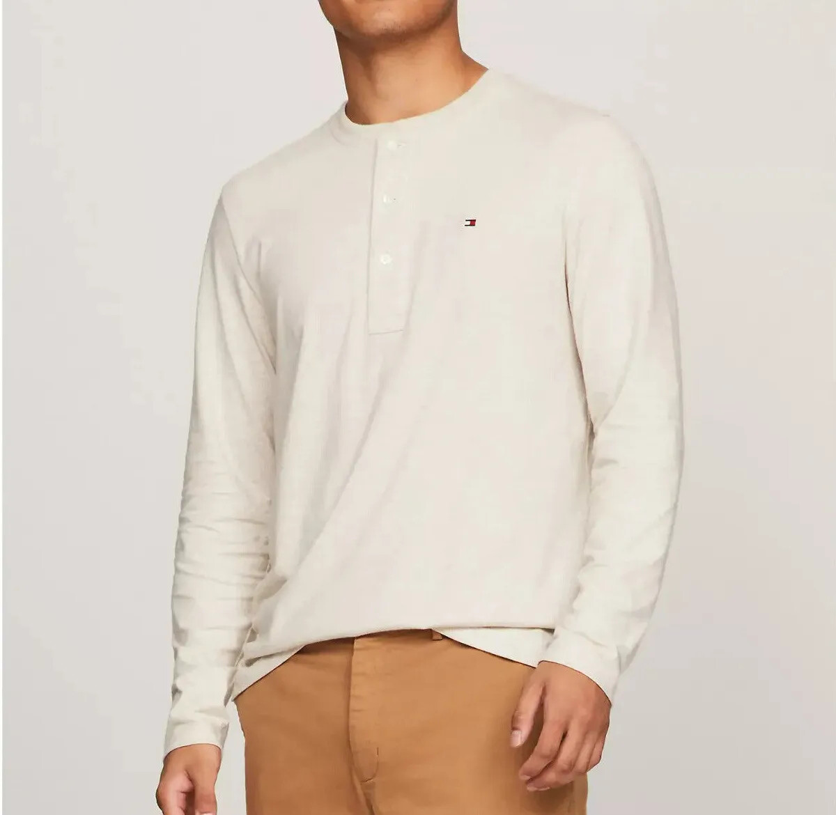 White Thermal Shirt Tommy Hilfiger Sleep Shirt Men's Tommy