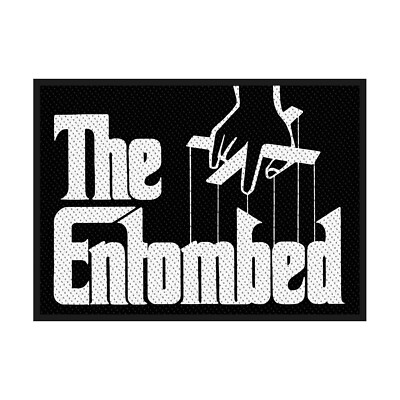 ENTOMBED GODFATHER LOGO WOVEN SEW ON PATCH OFFICIALLY LICENSED