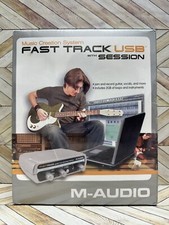 M-Audio Fast Track USB with Session New and Sealed Music Creation System Mac/PC