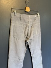 Vintage 70  s Levi  s Blue Corduroy Flared Pants Size 31/36 USA Made