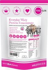 PINK SUN Everyday Whey Protein Concentrate 1kg Unflavoured Grass Fed 1000g 25.61 per kilo