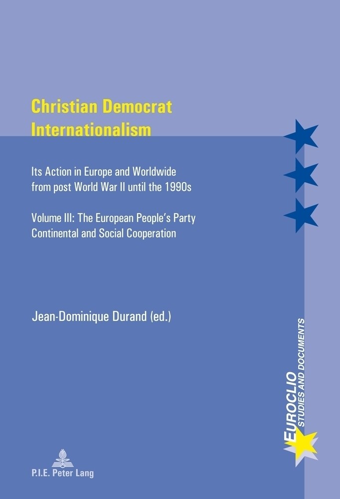 Christian Democrat Internationalism | Jean-dominique Durand | Englisch
