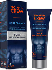 NO HAIR CREW Enthaarungscreme Für Den Körper – Gründliche Und Sanfte Haarentfern
