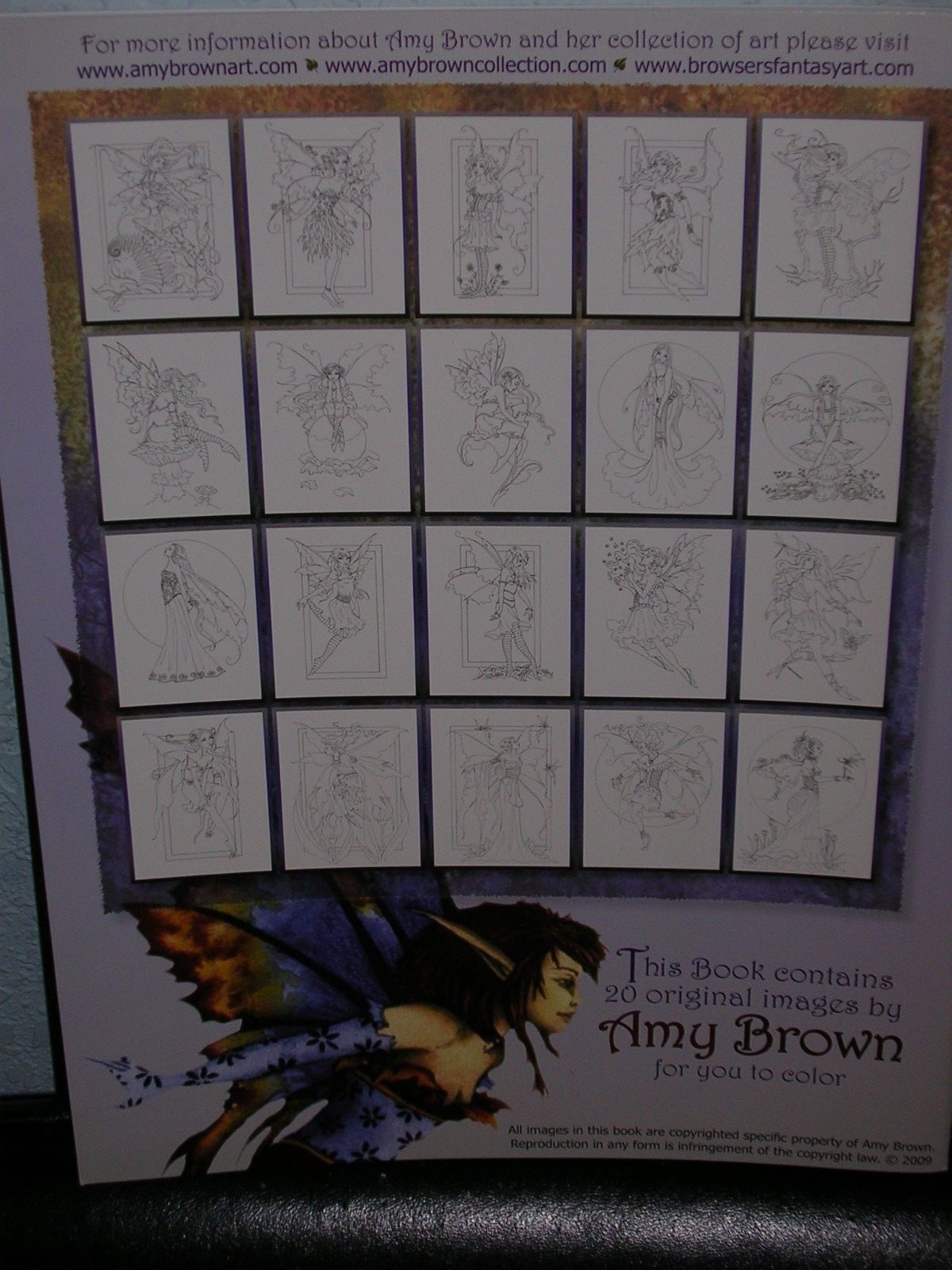 Amy Brown - Color Book 1 - SIGNED - Plus Bonus Print | eBay