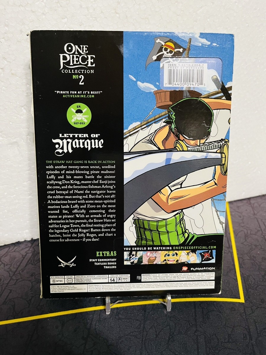 Ｐｉｅｃｅ　ＤＶＤ－ＢＯＸ One Piece - Vol. 9: Roguetown (DVD, 2007, Edited Dubbed) New