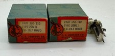 Lot of 2 EF Johnson Type 20M11/Cat 160-110 Air Variable Capacitor 2.6-19 New