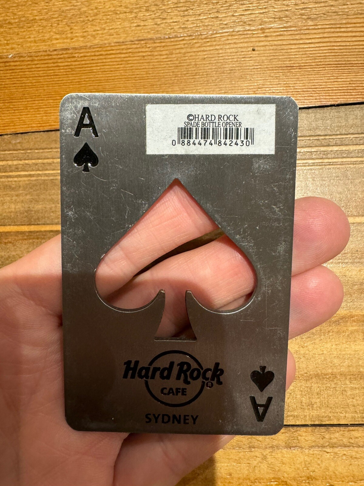 Hard Rock Cafe Sydney Flaschenöffner Magnet - Ace Of Spades