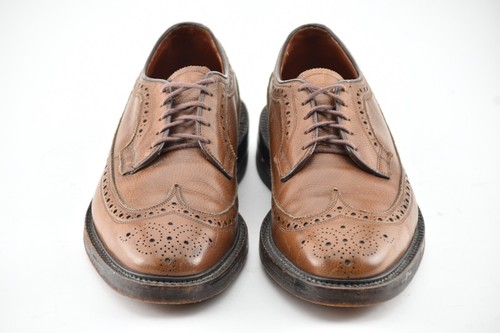 RARE JOHN MCHALE MADE IN CANADA | FLORSHEIM 8D BROWN LONGWING SHOES 93602 - Picture 7 of 20
