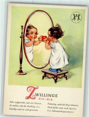 12109490 - Gemini - Child standing in front of the mirror AK good condition zodiac sign