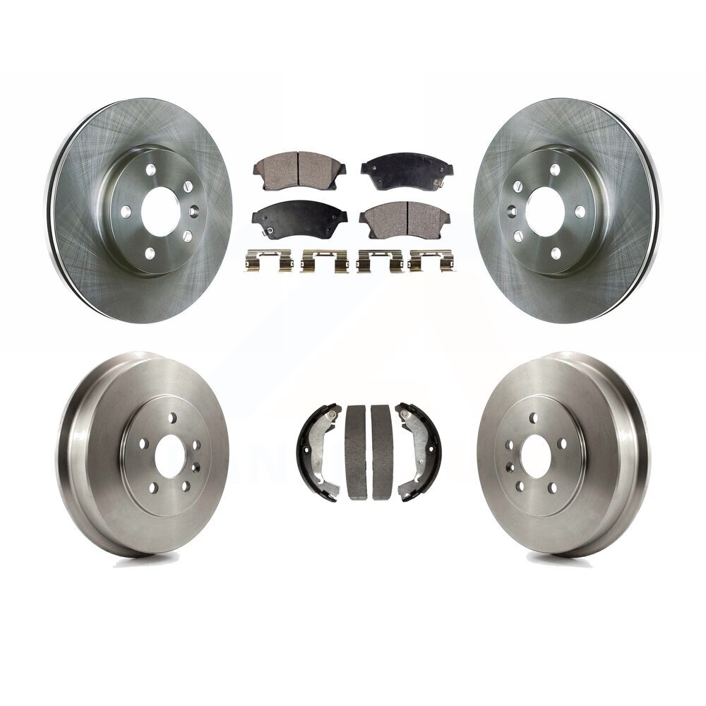 Front & Rear Ceramic Brake Pads & Rotors Kit for 20112015 Chevrolet