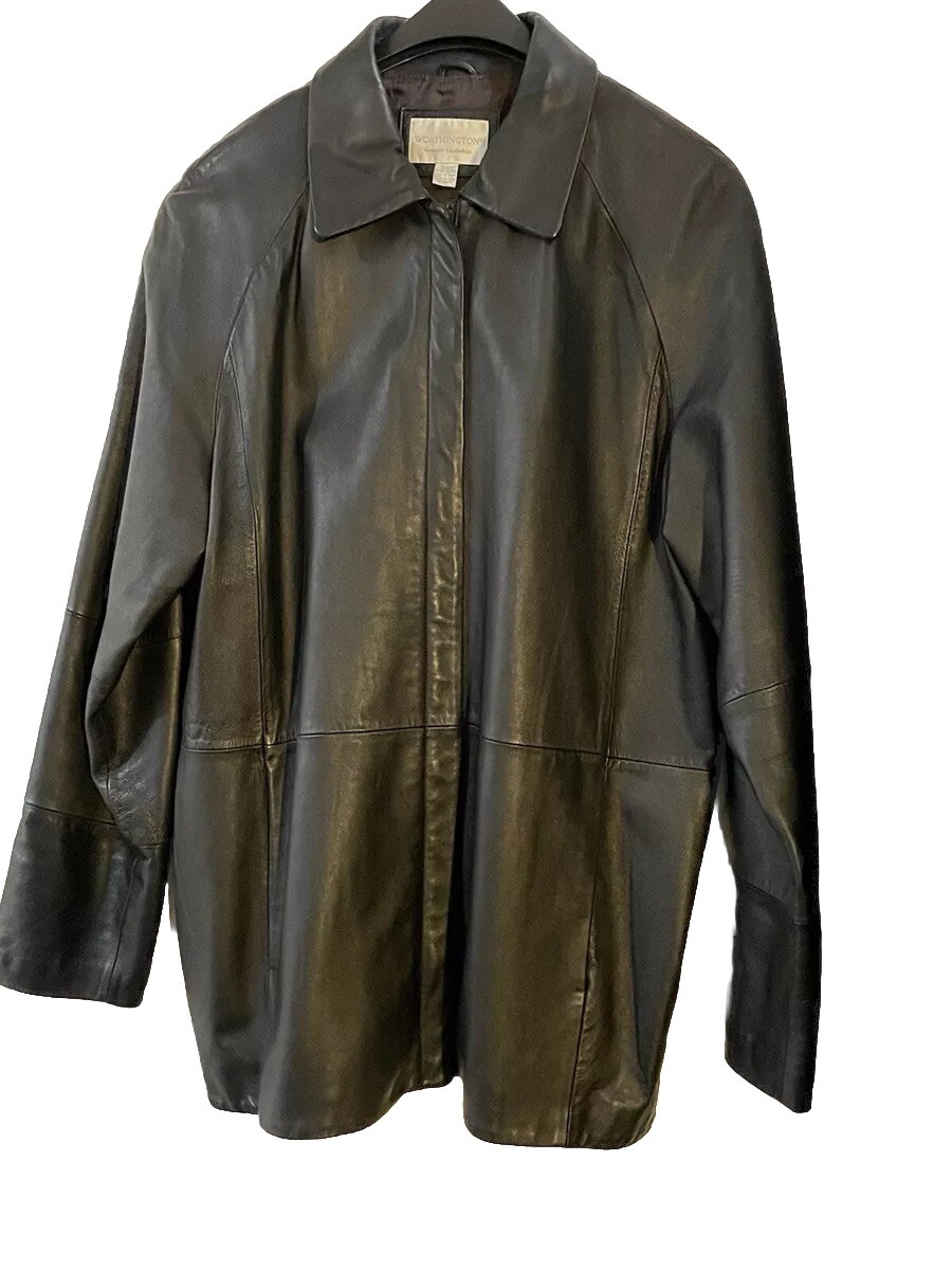 【U LAN】Gross cut washed leather jacket Men's Genuine Lamb Skin Leather Zip Jacket Coat XL