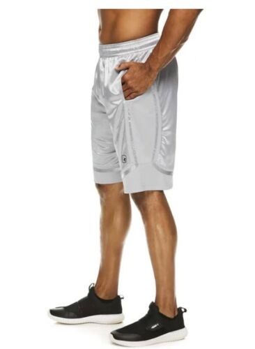 AND1 Men's Active Core 11" Home Court Basketball Shorts Sleet Size 3XL - Picture 2 of 4