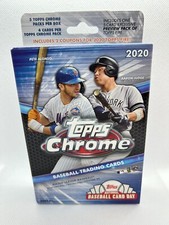 2020 Topps Chrome Hanger Box - 5 Packs, 4 Cards per Pack + Topps Fire Preview Pk