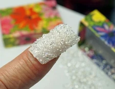 CLEAR NAIL PREMIUM CRYSTALS FOR 3D NAIL ART Nail Rhinestones 1250 Pcs In Box