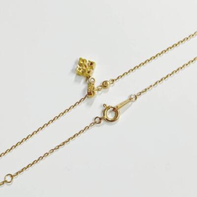 Loree Rodkin K18YG diamond cross necklace PETITE FANCY PRINCESS
