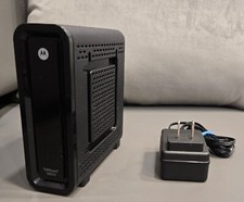Motorola Surfboard Modem Colored Black 1 GHz with Power Cord