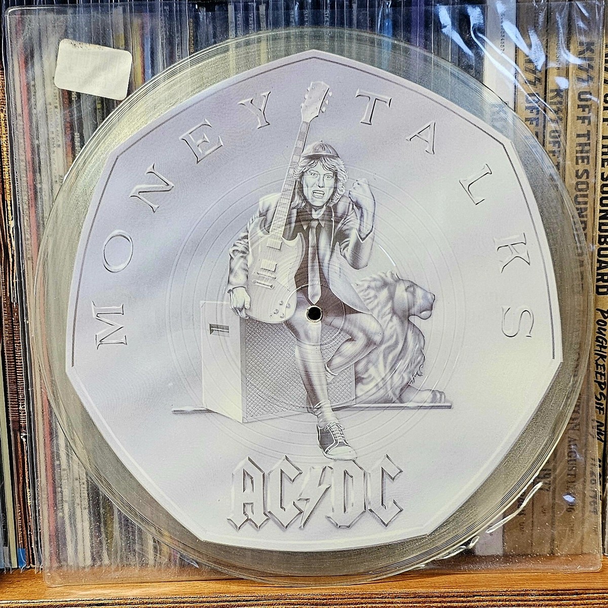 AC/DC - Money Talks + Flyer - WEA 1990 vinyl picture disc (EX
