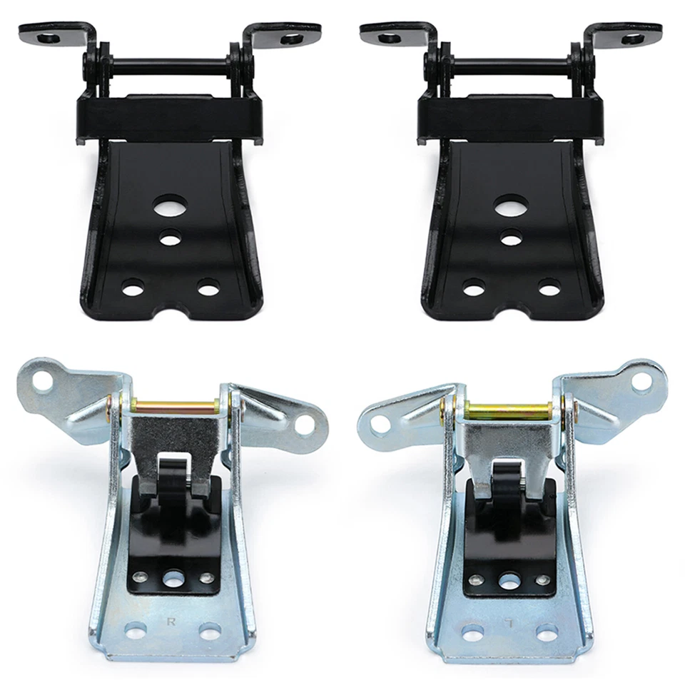 Bisagra de puerta superior inferior izquierda y derecha 4 piezas para Ford F150 F250 F350 1980-1997 Foto 3 de 4