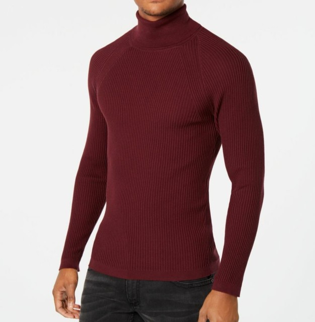 red turtleneck for men
