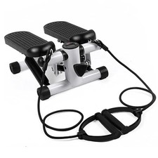 Stepper for Home Exercise,Portable Stair Stepper w/ LCD Monitor Resistance Bands