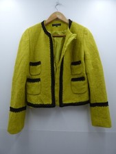 Ladies Betty Jackson Studio Light Green Wool Blend Pretty Jacket Size 10
