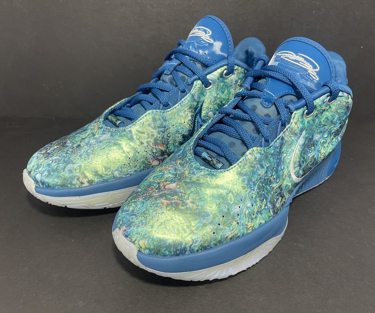 Nike Zoom Air LeBron XXI Abalone Aqua Pearl Low‎ Mens Sneakers FN0708-400 SZ 7.5 s-l1200.jpg main image 2