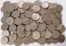 1947-1967 GREAT BRITAIN 100 Vintage UK 2 SHILLINGS Lot 3 Dif Styles ACTUAL PHOTO
