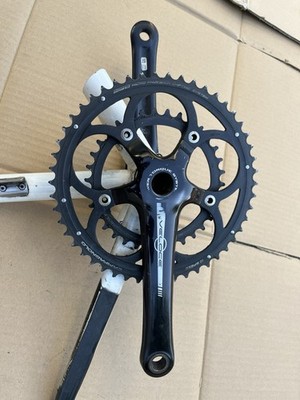 Campagnolo Kurbelgarnitur und Innenlager 172,5mm 50-34 Corima Altec Vitus