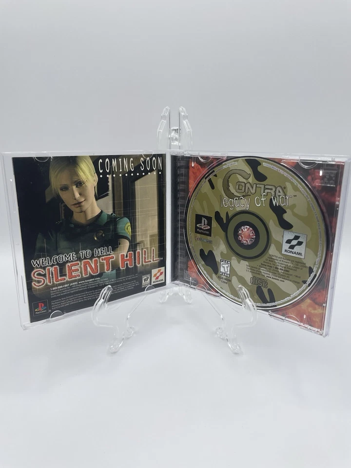 Contra Legacy of War PS1 (Sony PlayStation 1 1996) CIB Complete w/ Manual Tested - Image 2 of 4