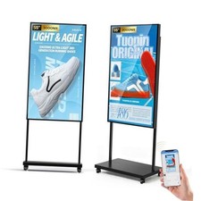 55 inch Shop Window Facing Digital Signage Display, 3000 Nits Android 14