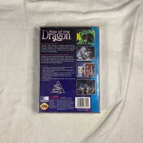 Rise of the Dragon Sega CD 1994 Complete In Box