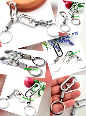 Schlüsselanhänger Federschnalle Gürtel (S14) Tasche Clip Schlaufe Karabinerhaken Keychain Tag Karabiner