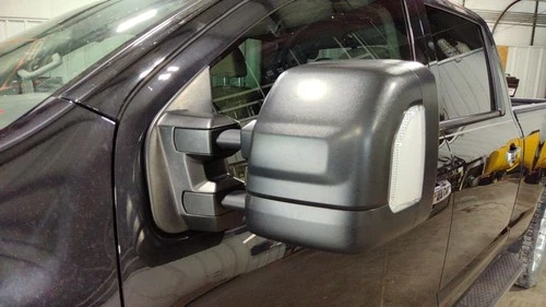 16-18 Nissan Titan OEM Left Driver Door Mirror (Textured Black)
